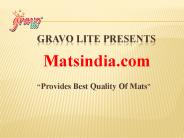 Gymnastic Mats