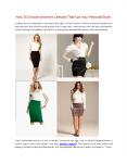 How to Choose Women's Dresses That Suit Your Personal Style PowerPoint PPT Presentation
