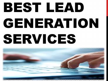 Best Lead Generation Services