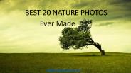 Best 20 Nature Photos