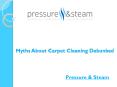 Myths About Carpet Cleaning Debunked PowerPoint PPT Presentation