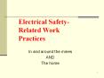 Electrical Safety-Related Work Practices PowerPoint PPT Presentation