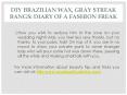 DIY Brazilian Wax, Gray Streak Bangs: Diary of a Fashion Freak (1) PowerPoint PPT Presentation