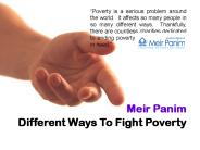 Meir Panim_Different Ways To Fight Poverty