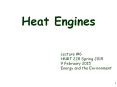 Heat Engines PowerPoint PPT Presentation