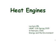 Heat Engines