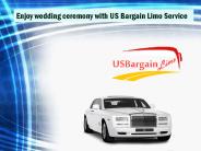 Enjoy wedding ceremony with US Bargain Limo Service