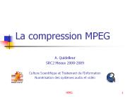 La compression MPEG