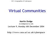 Virtual%20Communities PowerPoint PPT Presentation