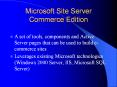 Microsoft Site Server Commerce Edition PowerPoint PPT Presentation
