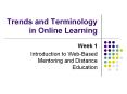 Trends%20and%20Terminology%20in%20Online%20Learning PowerPoint PPT Presentation