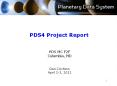 PDS4 Project Report PowerPoint PPT Presentation