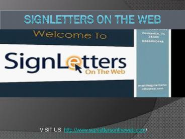 Designer Signs