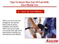 Tips to never run out of fuel with your rental car PowerPoint PPT Presentation