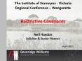 The Institute of Surveyors - Victoria Regional Conference  PowerPoint PPT Presentation