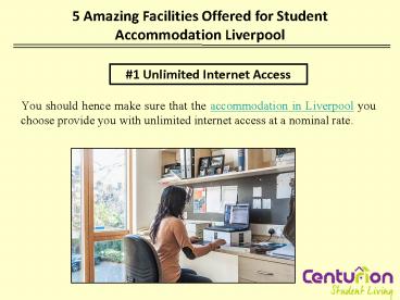 5 amazing facilities offered for student accommodation Liverpool