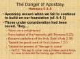 The%20Danger%20of%20Apostasy%20Hebrews%206:4-8 PowerPoint PPT Presentation