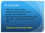 AP Psych DMA