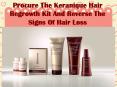 Procure The Keranique Hair Regrowth Kit And Reverse The Signs Of Hair Loss PowerPoint PPT Presentation
