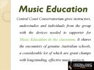 Unique School Experience for a Developing Musician