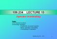 159.234   Lecture 10 PowerPoint PPT Presentation