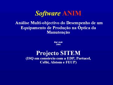 Software ANIM  An