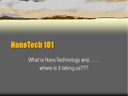 NanoTech 101