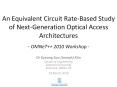 An Equivalent Circuit Rate-Based Study of Next-Generation Optical Access Architectures - OMNeT   2010 Workshop - PowerPoint PPT Presentation