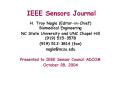IEEE Sensors Journal PowerPoint PPT Presentation