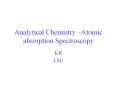 Analytical Chemistry  PowerPoint PPT Presentation