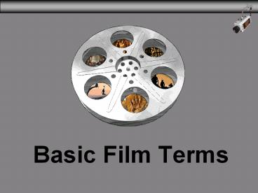Basic Film Terms