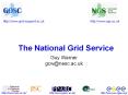 The National Grid Service PowerPoint PPT Presentation