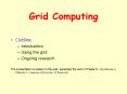 Grid%20Computing PowerPoint PPT Presentation
