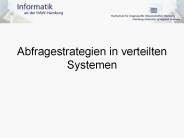 Abfragestrategien in verteilten Systemen