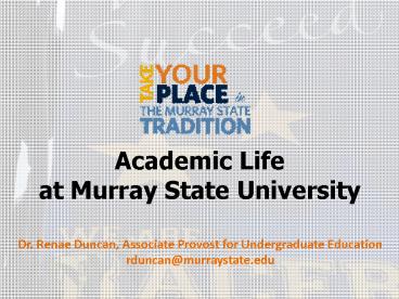 Academic Life at Murray State University