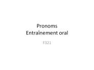 Pronoms Entra