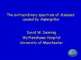 The extraordinary spectrum of diseases caused by Aspergillus PowerPoint PPT Presentation