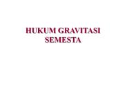 HUKUM GRAVITASI SEMESTA