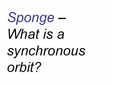 Sponge 