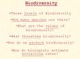 Biodiversity PowerPoint PPT Presentation
