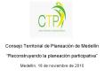 Consejo Territorial de Planeaci PowerPoint PPT Presentation