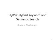 HyKSS: Hybrid Keyword and Semantic Search