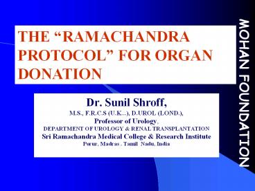 Dr. Sunil Shroff,