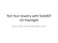 Test Your Jewelry with Tank007 PowerPoint PPT Presentation