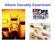 Alkane Viscosity Experiment