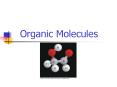 Organic Molecules PowerPoint PPT Presentation