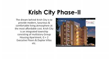 Krish City- II Multistory Properties In Bhiwadi