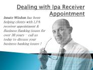 Dealing with lpa Receiver Appointment