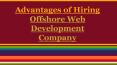 Hiring Offshore Web Development Company! PowerPoint PPT Presentation