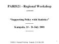 PARIS21 - Regional Workshop ------ PowerPoint PPT Presentation